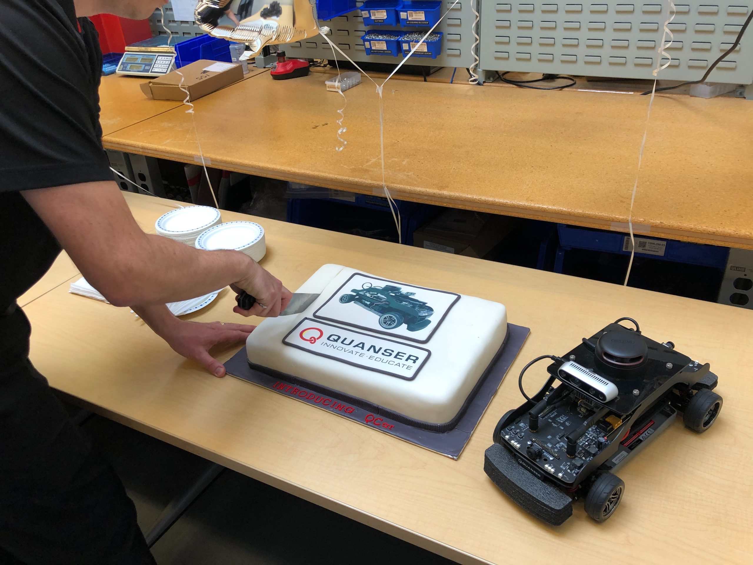 QCar Launch Cake